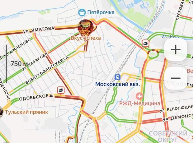 Жители Мясново пожаловались на пробки