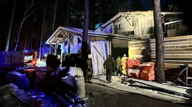 Пожар в курортном кластере 