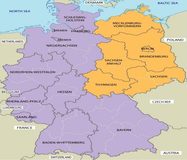 Германия снова разделилась на ФРГ и ГДР – эксперт