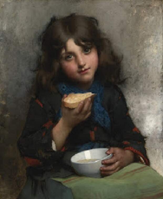 Полдник (Le gouter). (1880). Автор: Leon Bazile Perrault.