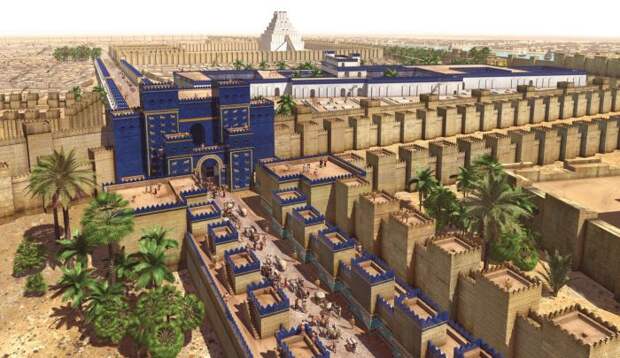 Ворота богини Иштар в Вавилоне. | Фото: dkfindout.com.