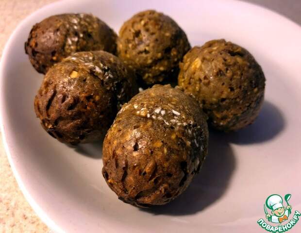 Овсяные "яйца" в сферических формочках