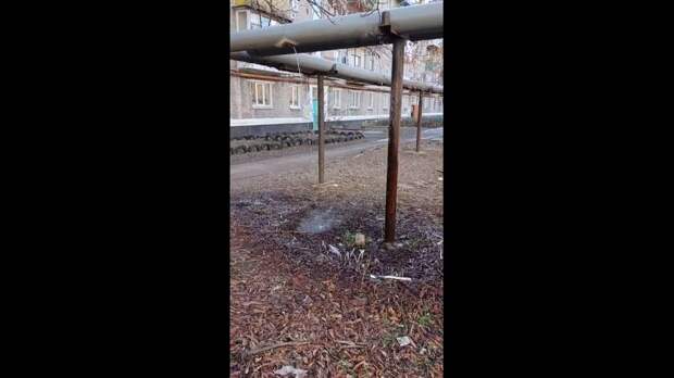 Торжественно открылся горячий душ в Макеевке на Восточном, возле дома