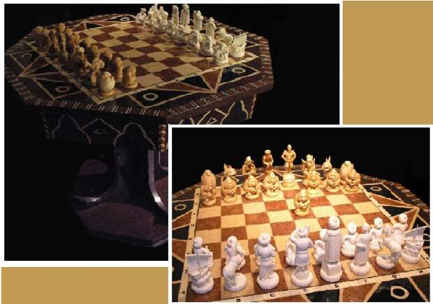 Элитный шахматный набор «Синдбад - мореход» от Karpovchess.  | Фото: fama.ua.
