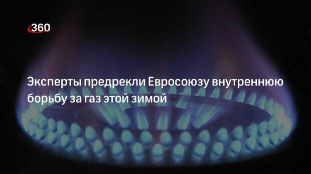 Аналитики агентства Bloomberg предрекли Евросоюзу внутреннюю борьбу за газ этой зимой