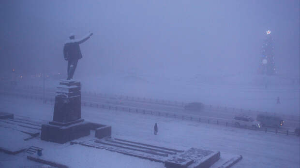 Очень холодный декабрь: температура в Якутии опустилась до минус 60 градусов