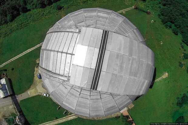 Диаметр купола — около 45 метров