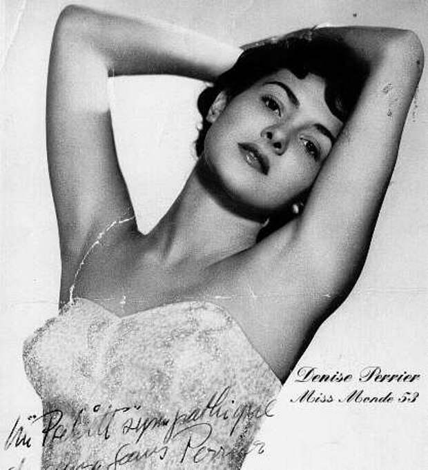 Дениз Перье (Франция), Мисс мира 1953. Фото / Denise Perrier (France), Miss World 1953. Photo