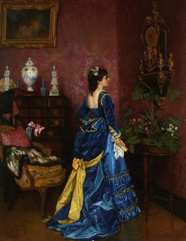 художник Огюст Тульмуш (Auguste Toulmouche) каротины -06