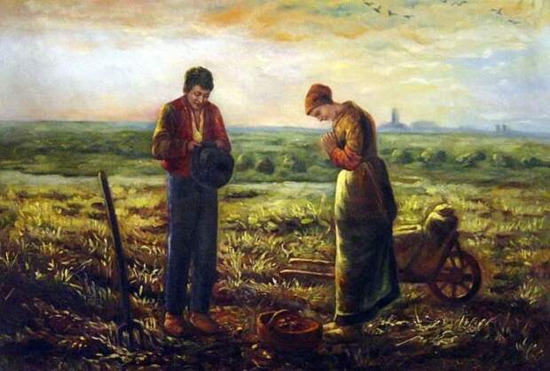 Анжелюс (1859 год) - Жан-Франсуа Милле.