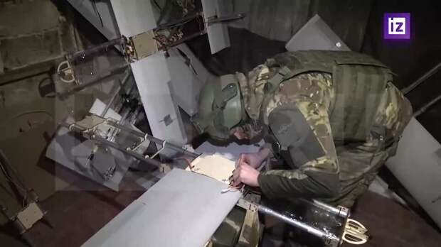 Бойцы расчета БПЛА рассказали об использовании дрона "Молния"