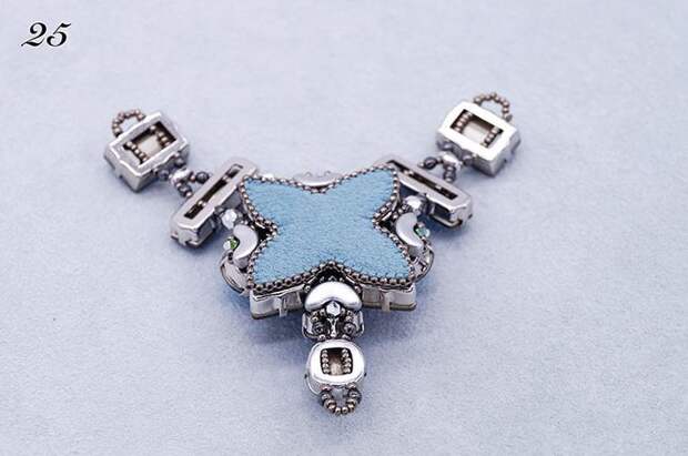 Создаем роскошное колье с кристаллами Swarovski