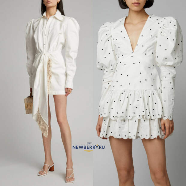 Модный пышный рукав на платьях