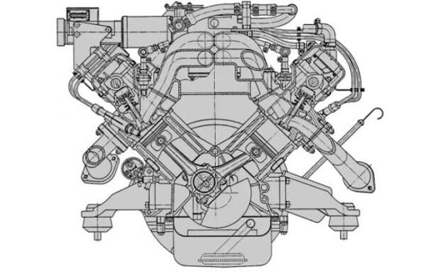 Двигатель ГАЗ-3105 тоже совершенно новый — это оригинальный V8 рабочим объемом 3,4 литра, с группой поршней такой же, как у ВАЗ-21083, имеющий рабочий объем 1,5 литра.  Новый двигатель имеет две системы питания.Он оснащен карбюраторами (К-114, Пирбург или Солекс) и развивает 166 л.с., а также есть вариант с системой непосредственного впрыска мощностью 170 л.с., доступный при 5400 об/мин.Максимальный крутящий момент составляет 265 Нм, и для конца 80-х это вполне приличные цифры.