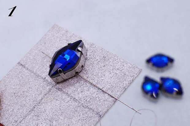 Создаем роскошное колье с кристаллами Swarovski