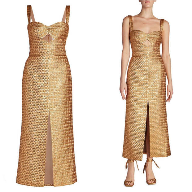 Платье Ideal Universe Jacquard Maxi Dress от Johanna Ortiz