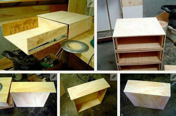 Тумбочка в виде кубика Рубика (diy)