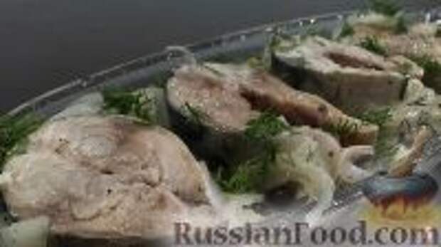 Фото к рецепту: Маринованная скумбрия