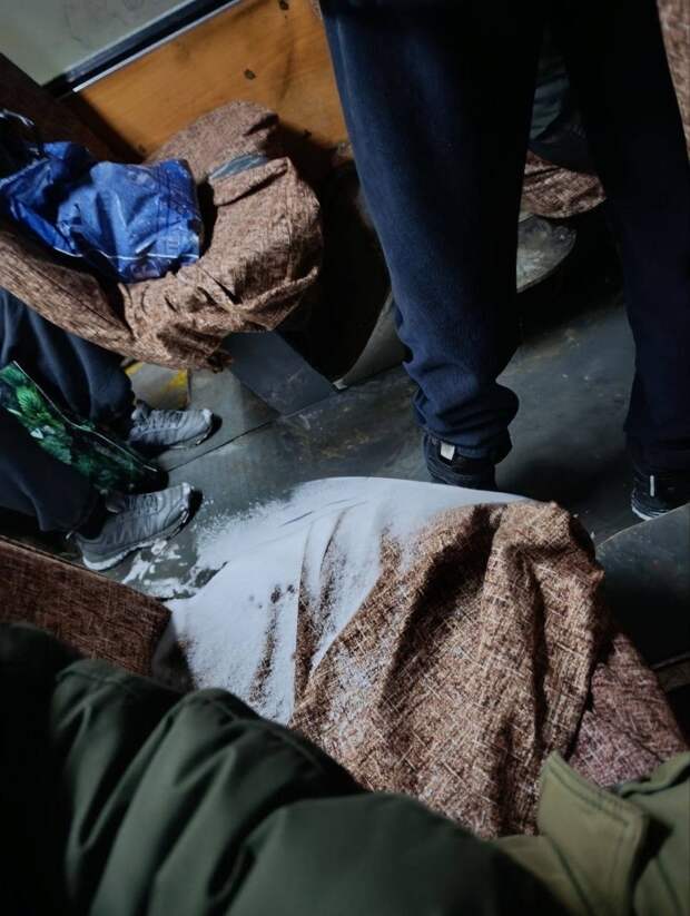 Снег в макеевской маршрутке