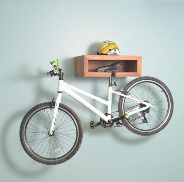 Классные идеи для хранения велосипеда Фабрика идей, велосипед, гениально, интересное, сделай сам, хранение