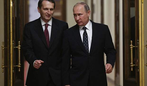 Сергей Нарышкин и Владимир Путин