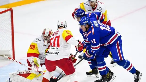 СКА одолел «Йокерит» в матче регулярного чемпионата КХЛ