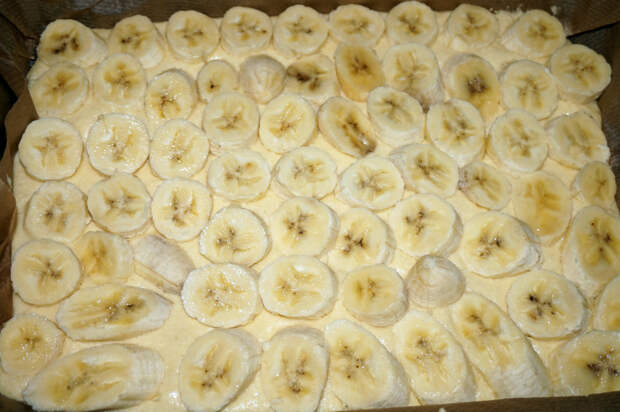 Дынно-банановый пирог