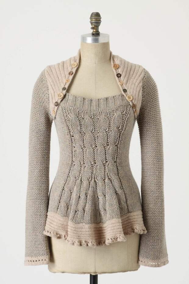 Варианты преображения старого свитера в модную вещь