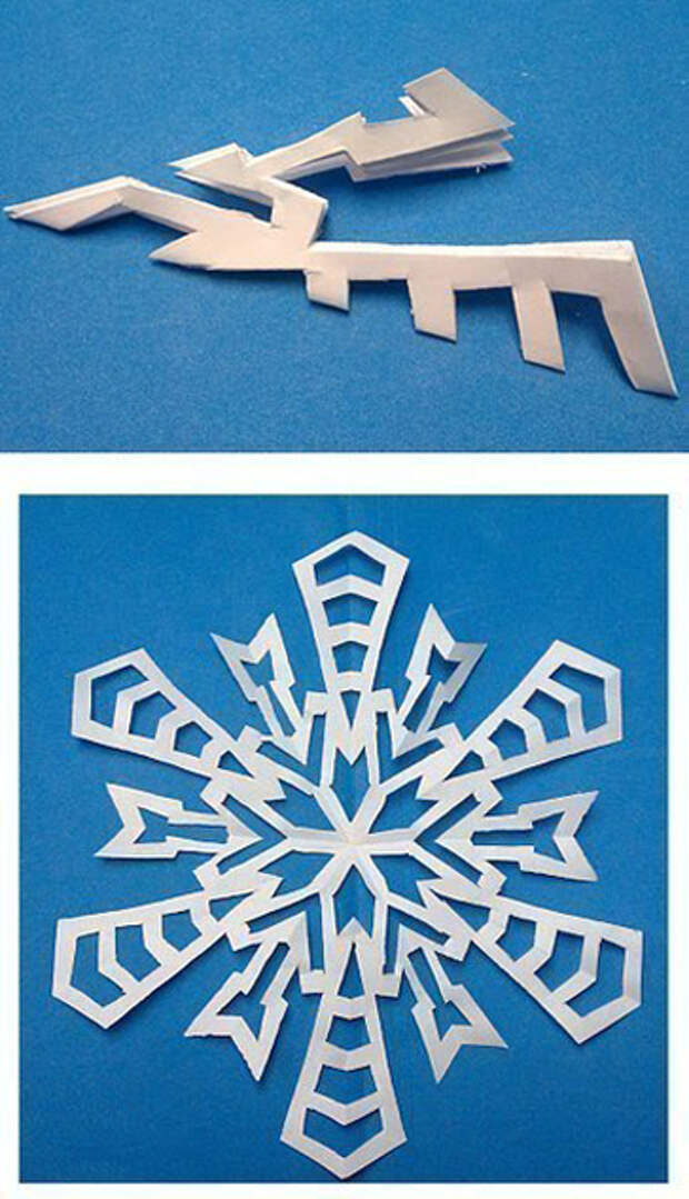 бумажная снежинка