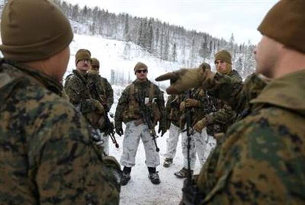 FILE PHOTO: U.S. marines from Fox Company, 2nd Battalion, 6th Marine Regiment, part of Marine Rotational Force - Europe take part in 