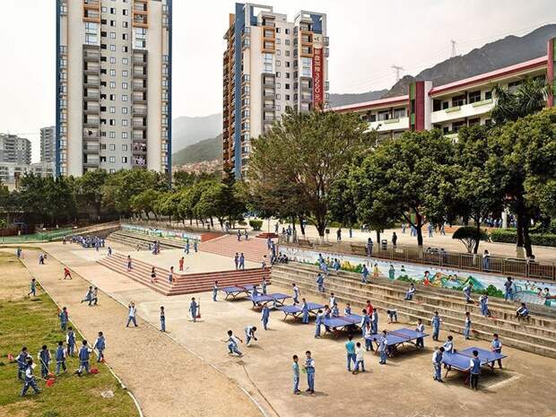 Wen Chong Primary School, Циньюань, Китай дети, игровые площадки, мир, путешествия, страны