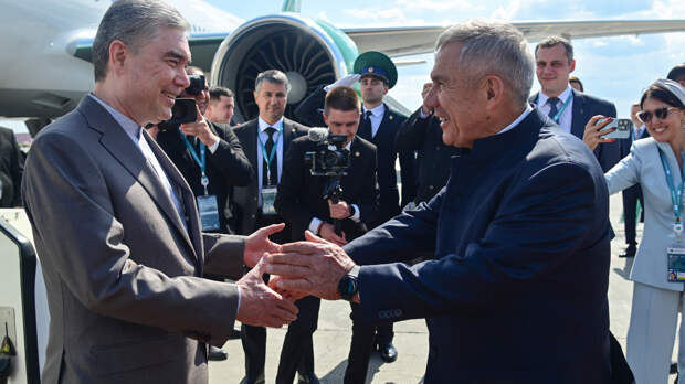 В Казань прибыл Национальный Лидер туркменского народа, Председатель Халк Маслахаты Туркменистана Гурбангулы Бердымухамедов