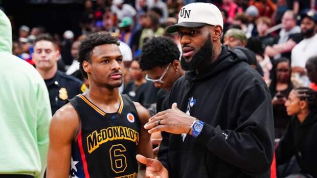 lebron and his sonny bronny james
