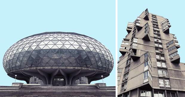 Мужчина из Сербии нашёл в Белграде здания, будто вышедшие из кадра "Звёздных войн" Звёздные войны, архитектура, белград, здания