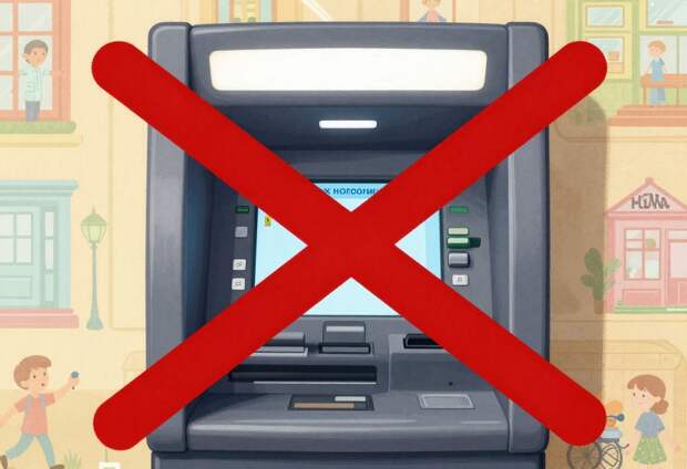 РИА Новости пишет о блокировки снятия крупной суммы наличных через банкомат