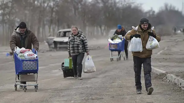 ВС России открыли гумкоридор из «Азовстали» для мирных жителей