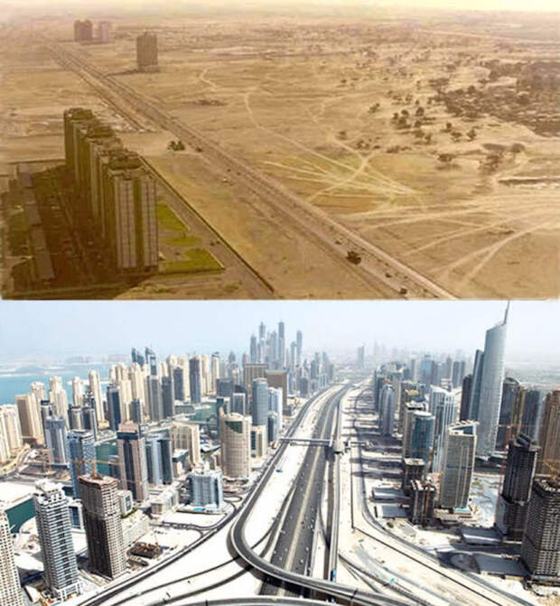 Дубаи, Объединенные эмираты, 1980-е и сейчас города мира, история. архитектура