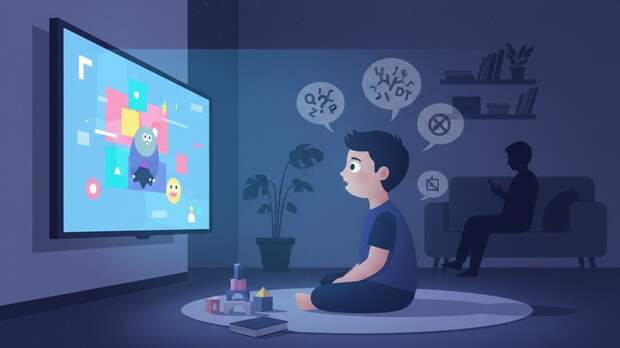 Психолог: чрезмерный просмотр телевизора негативно влияет на речь ребёнка