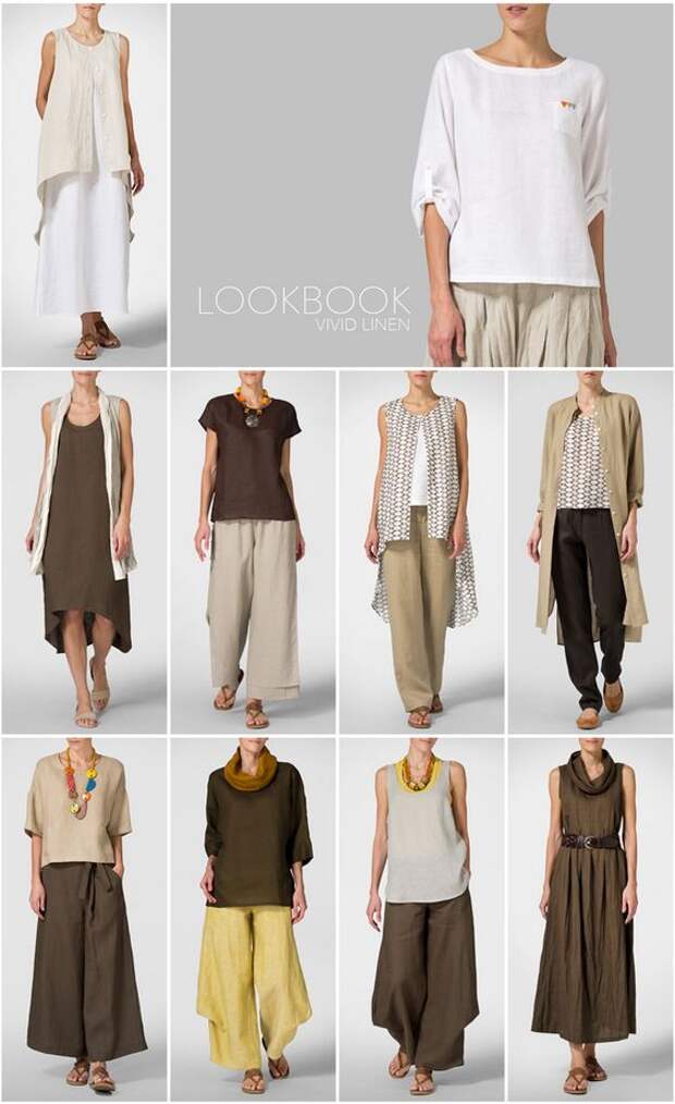 VIVID LINEN clothing - LOOKBOOK: 