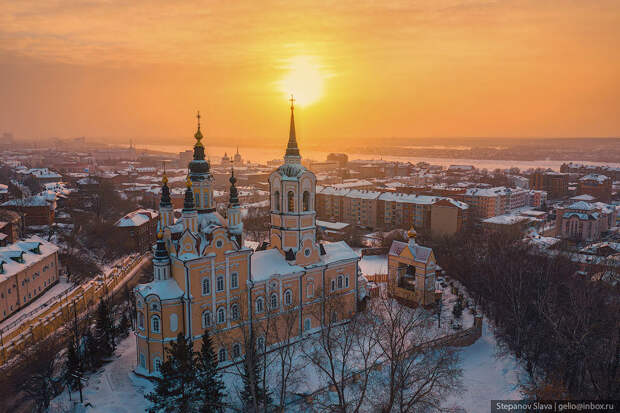 Зимний Томск – сибирские Афины