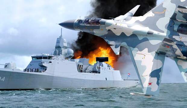 Разозлились: после выходки «Дефендера» российские лётчики едва не потопили голландский фрегат