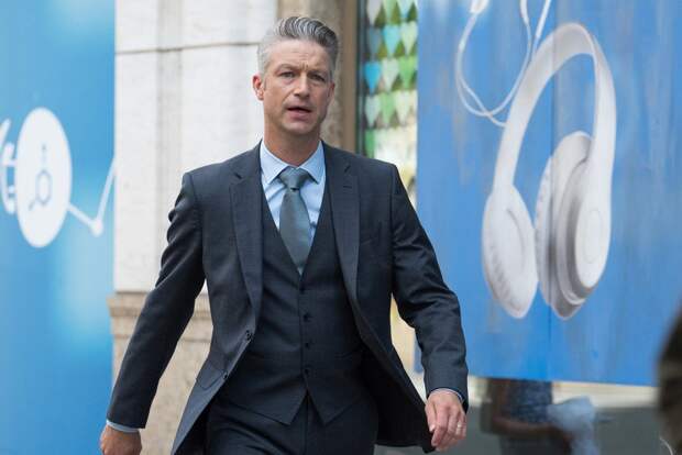 Carisi stops to confront a man on Law & Order Season 26 Episode 4