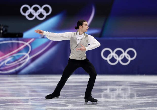 Российский фигурист Гуменник показал произвольную программу на Олимпиаде