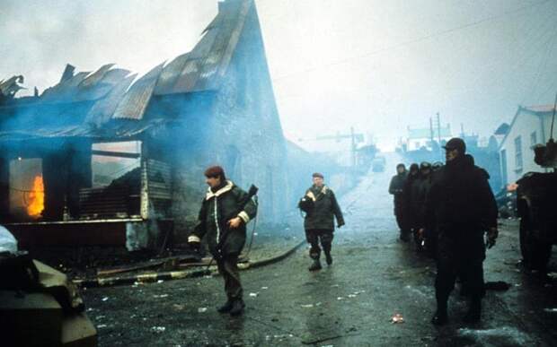 8 British troops in Port Stanley Falkland Islands.jpg