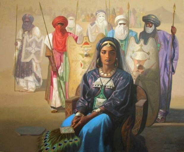 Алжирский художник. Hocine Ziani