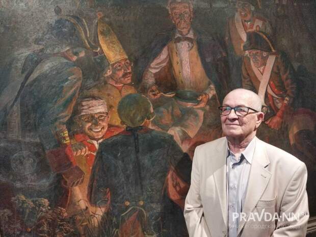 Выставка картин Александра Усватова открылась в НГХМ к 100-летию художника