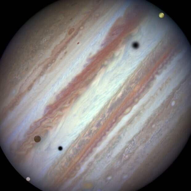 Тройное затмение Юпитера