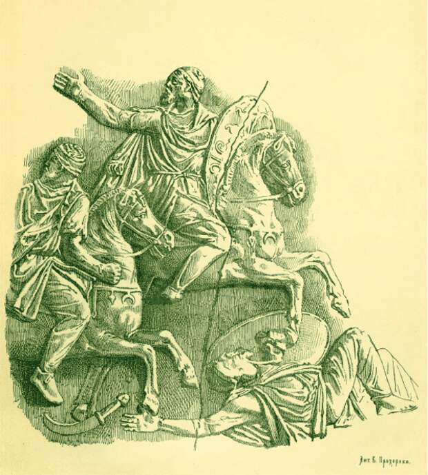 Изображение скифов на Траяновой колонне