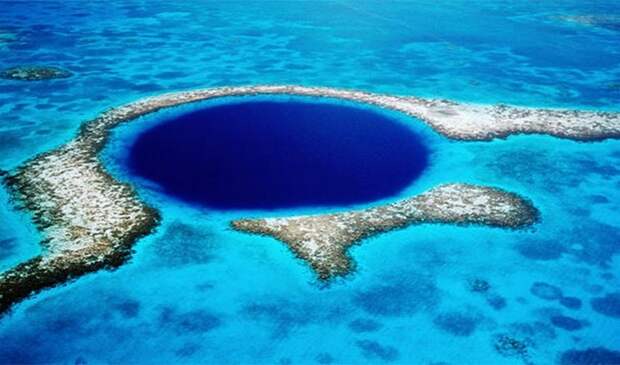 Невероятное природное явление: Большая голубая дыра.