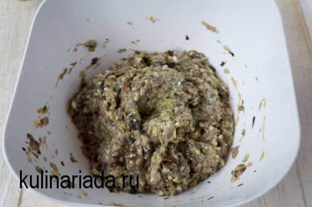 Фаршированные блинчики грибами